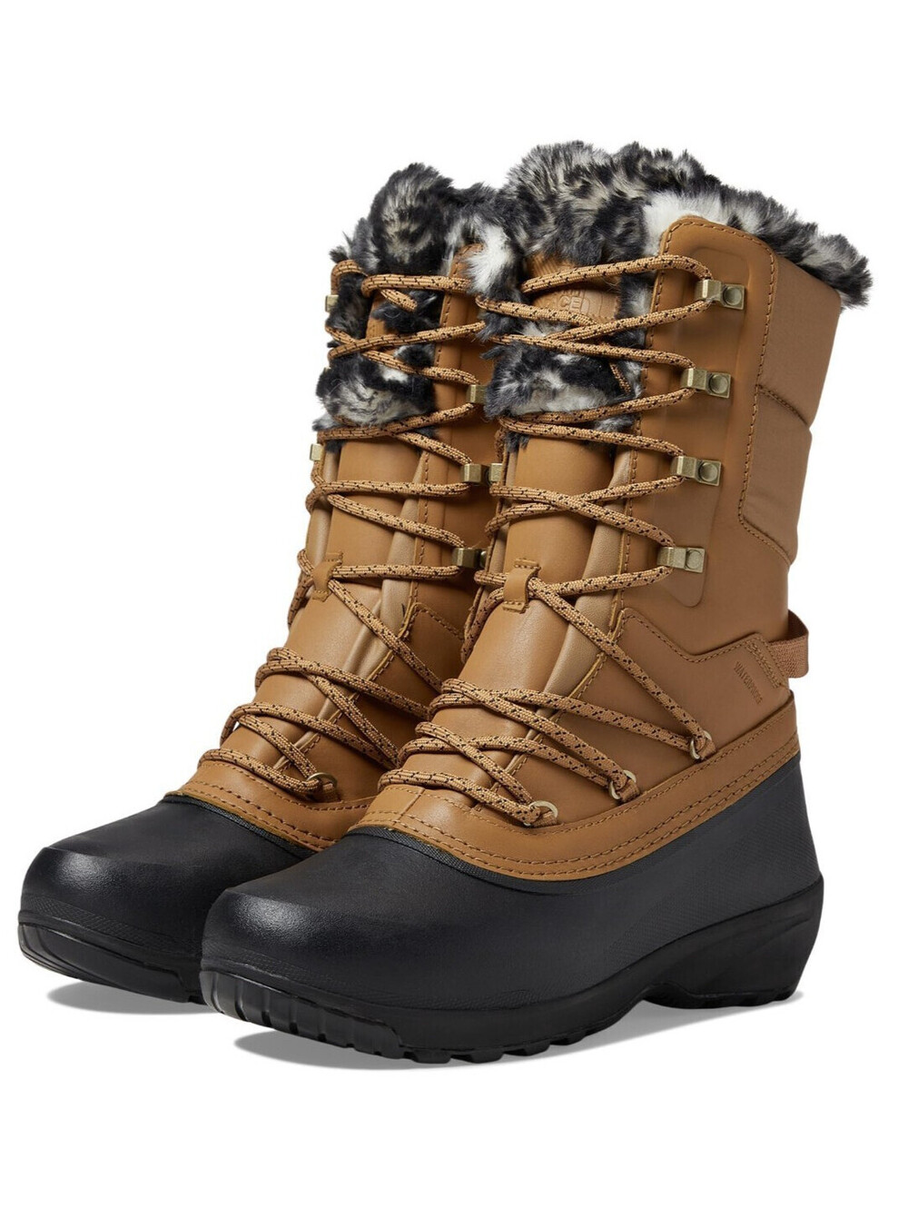 THE NORTH FACE Shellista IV Luxe Women's Waterproof Utility Brown US 8 NEW